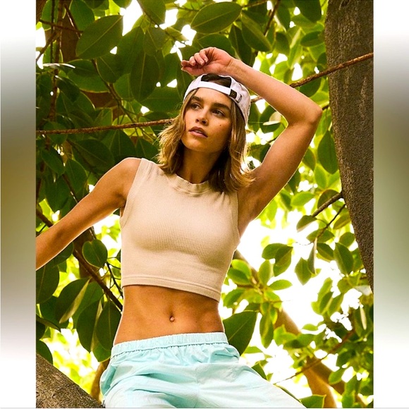 NWOT Free People Happiness Runs Muscle Tank - Picture 8 of 9